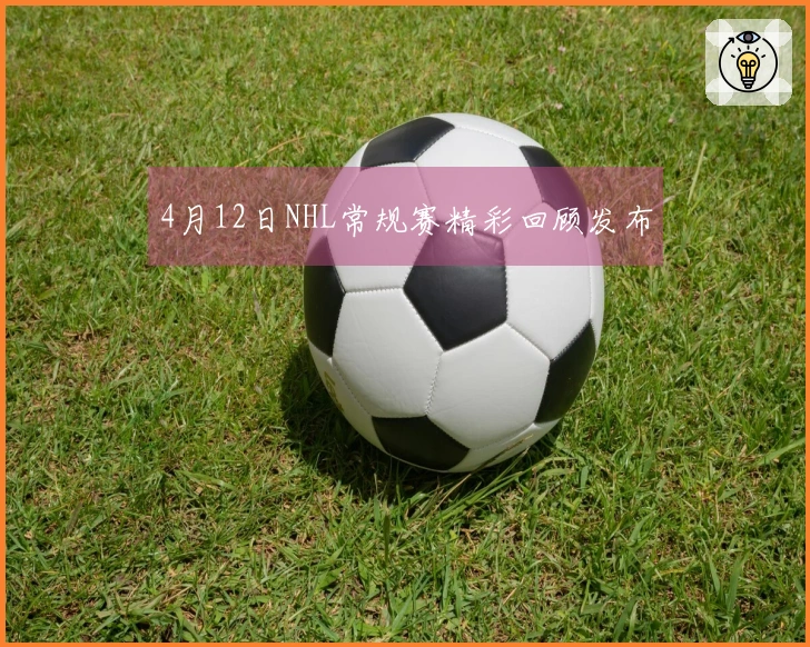 4月12日NHL常规赛精彩回顾发布